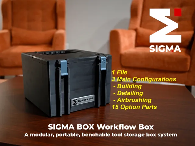 SIGMA TOOLS BOX - Modular Gridfinity Workflow Box