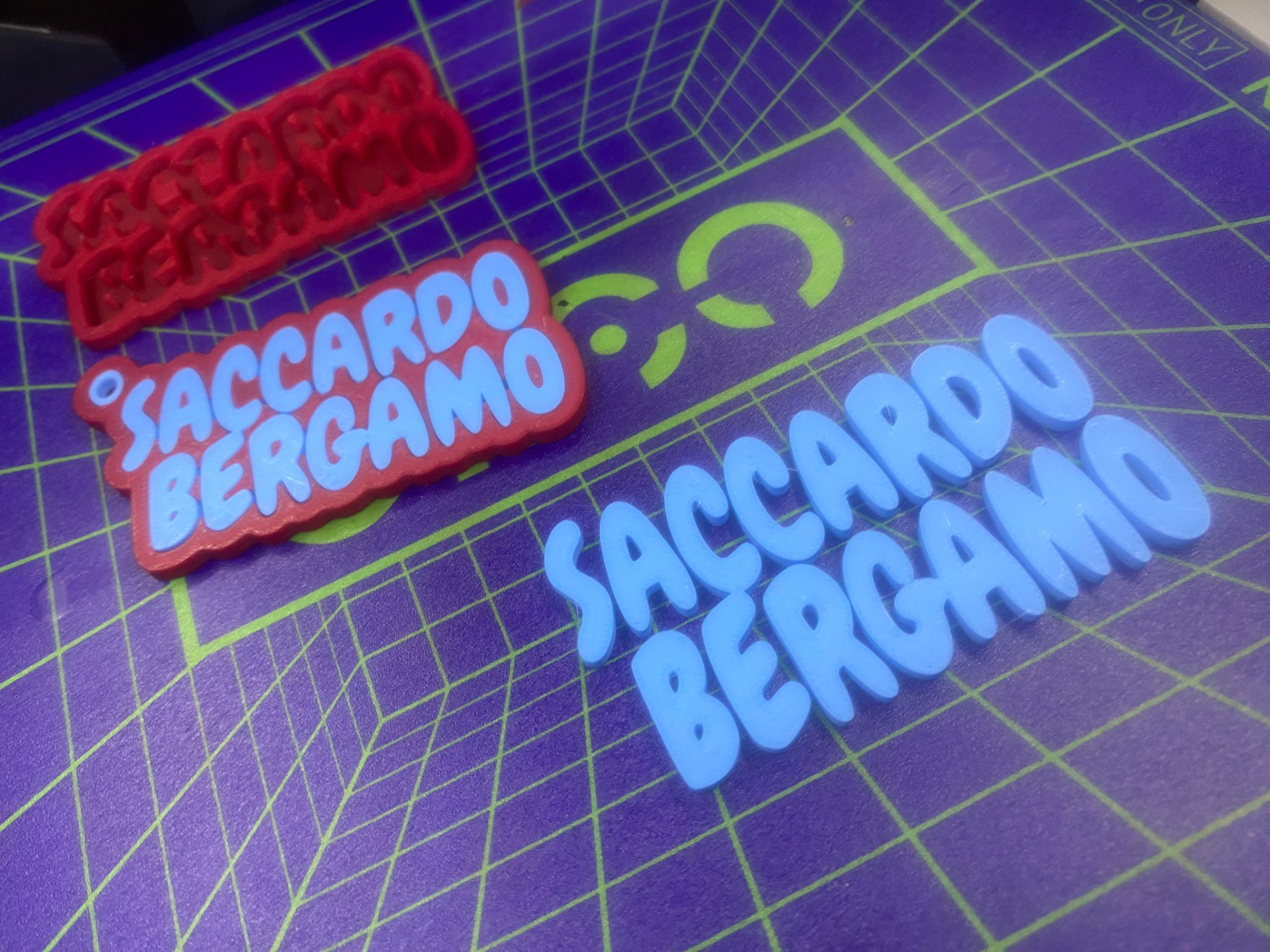 Nome Personalizzato Incastro Portachiavi Targa 3D