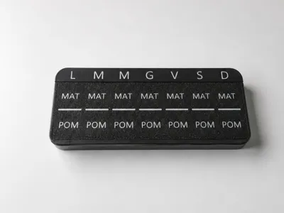 Weekly Pill Organizer – AM/PM