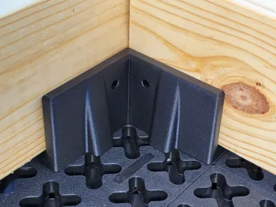 Tmat Bed Mat 2-by Corner Bracket