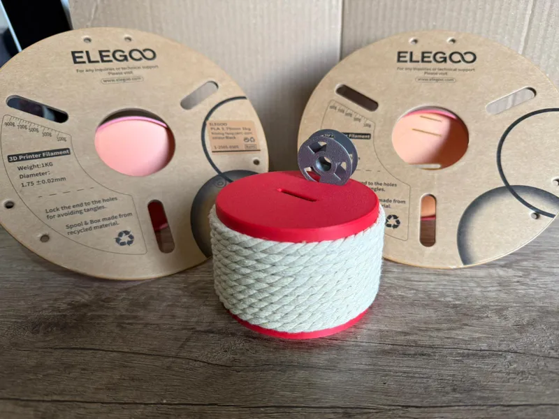 Money Box recycled Filament spool 