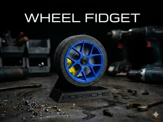 Porsche wheel fidget