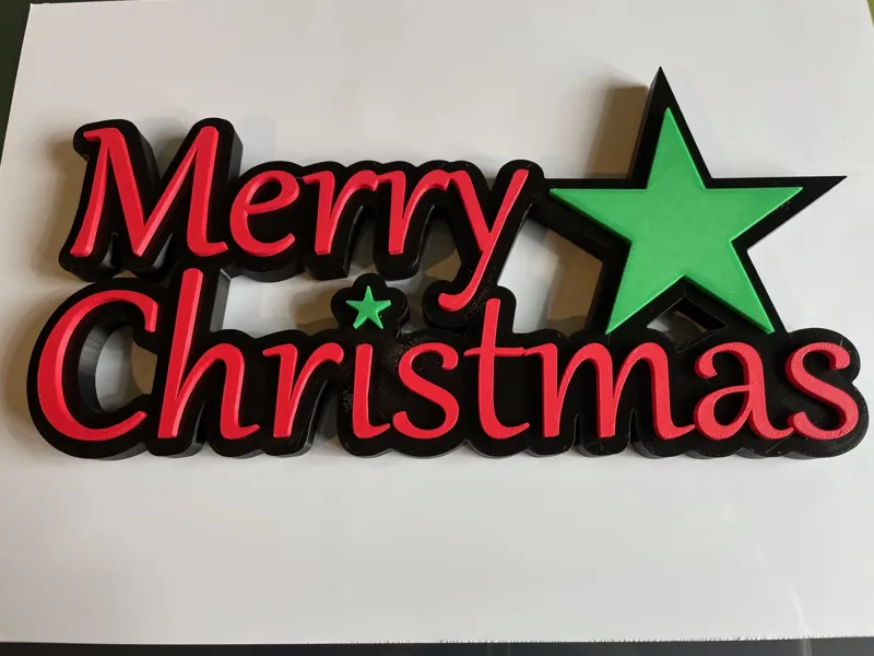Merry Christmas sign