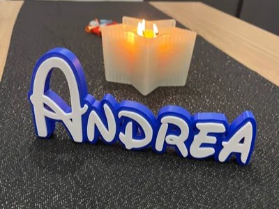 Disney Name Sign Andrea