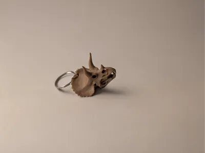 Keychain triceratops
