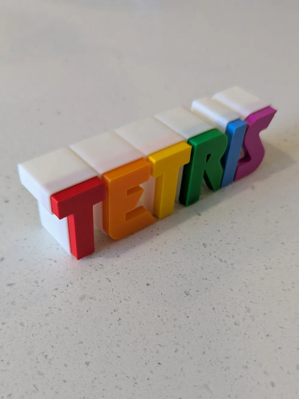 Tetris Logo - Free 3D Print Model - MakerWorld