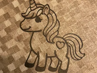 Unicorno su maglietta