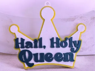 Hail, Holy Queen Keychain
