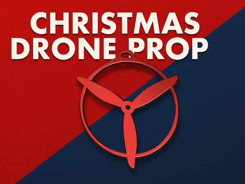 Christmas Drone Prop