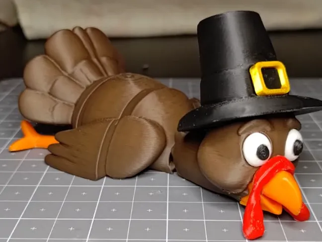 Thanksgiving flexi fidget turkey