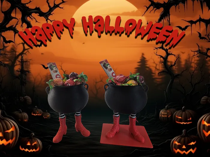 Hexenkessel / Süßigkeitenschale für Halloween