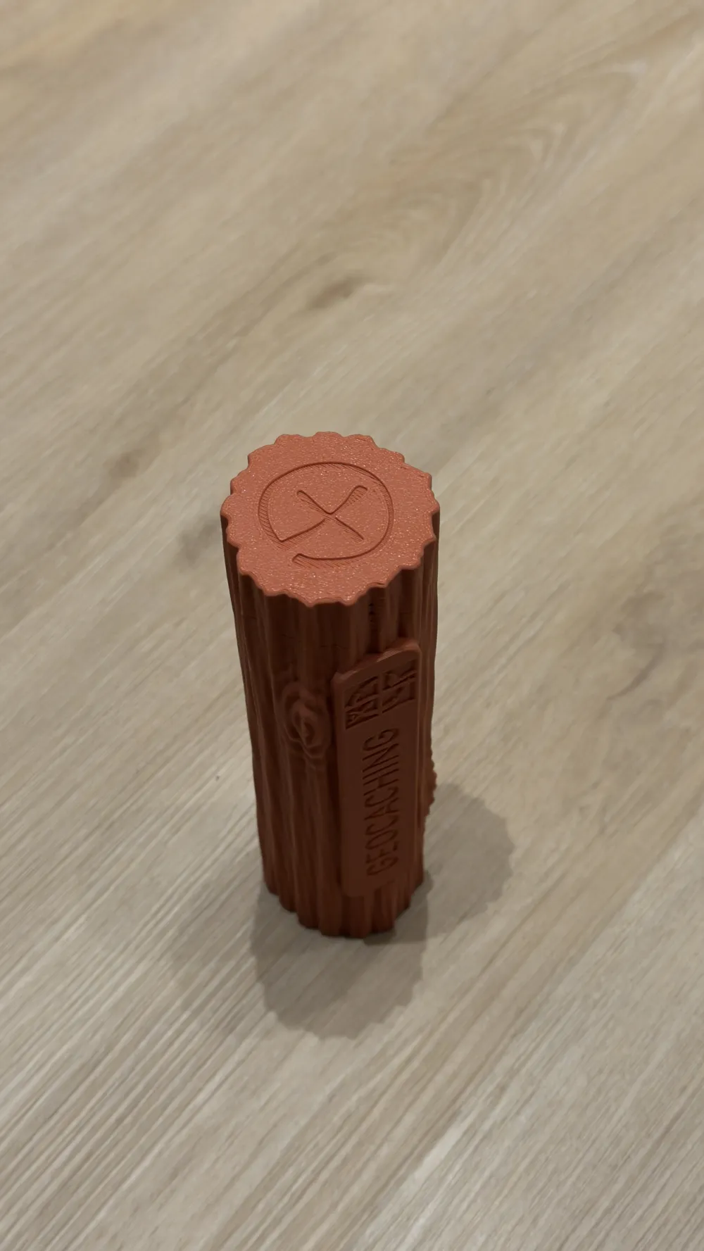 Cache Comtainer Hide a Cache – Branch Geocaching Container - Free 3D Print Model ...