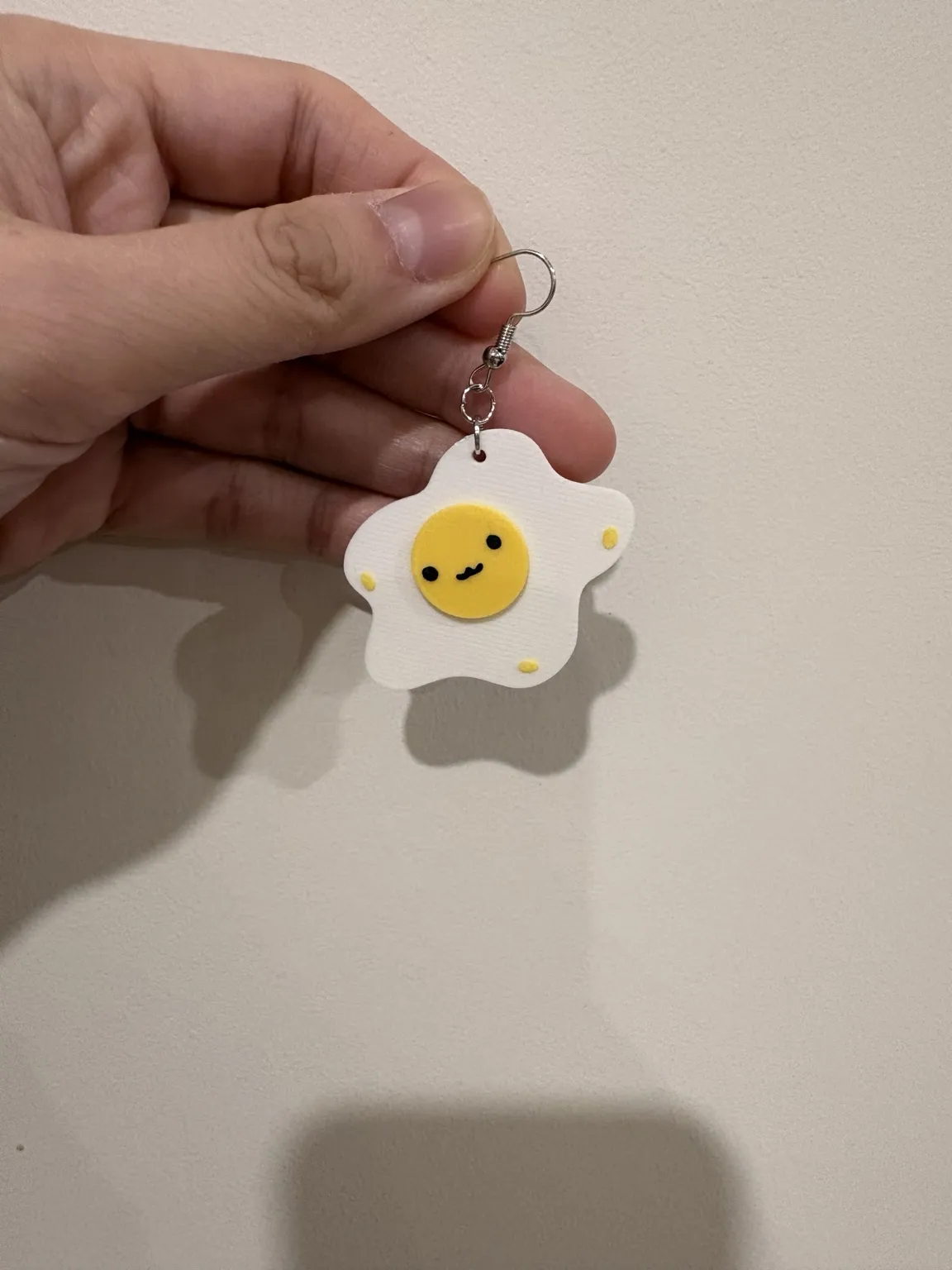 Cute Fried Egg Earrings view 3