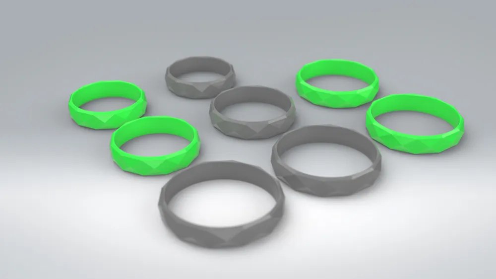 Poly B Rings PolyRing (15mm - 25 mm Sizes! Easy To Print) by Firstlayer Oy - MakerWorld
