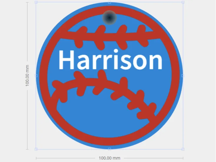 Bryson Baseball Tag