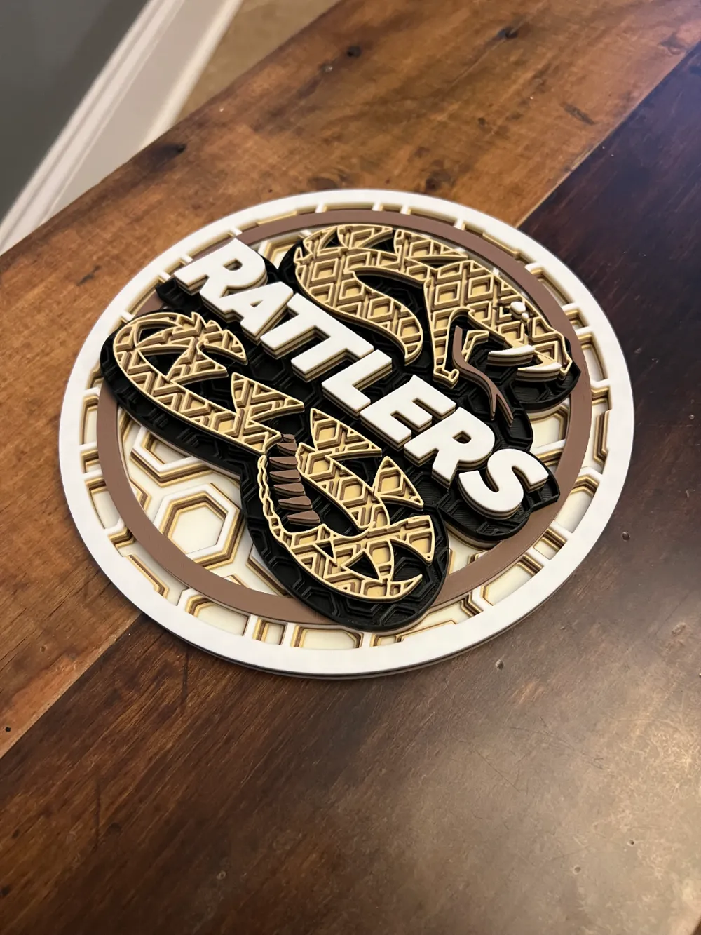 Arizona Rattlers Dimensional Mosaic by Bleeding_Orange - MakerWorld