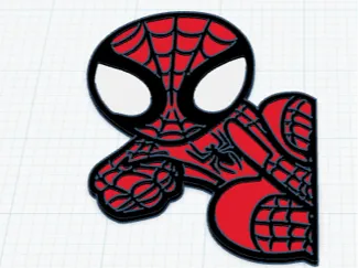 Spiderman 2D Print