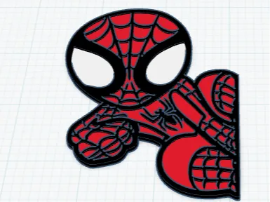 Spiderman 2D Print