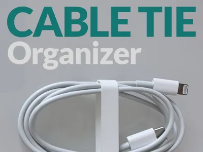 Phone Cable Strap - Cable Tie Organizer