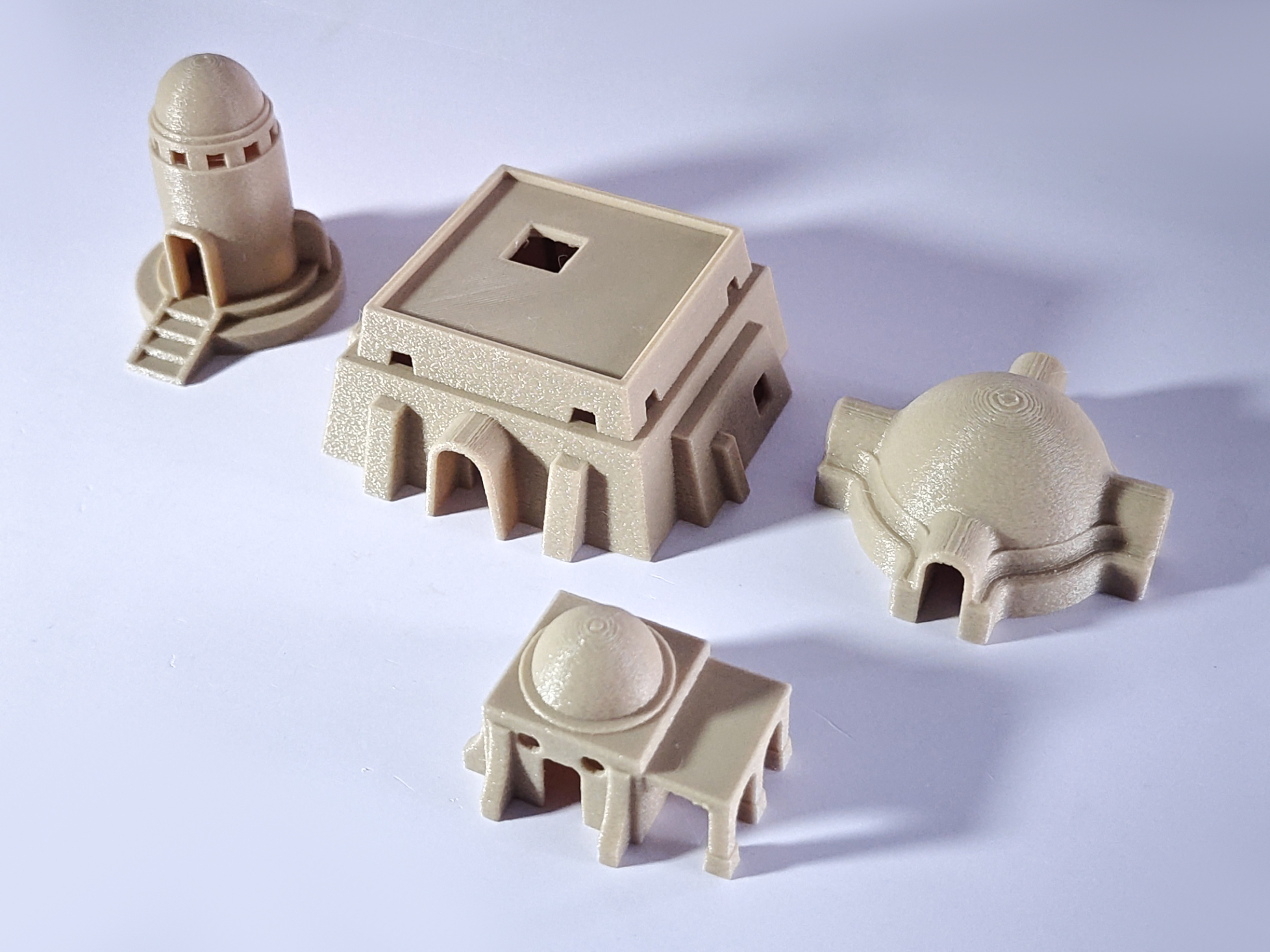 Miniatura 1 do modelo 3D 沙漠地堡鱼虾躲避屋