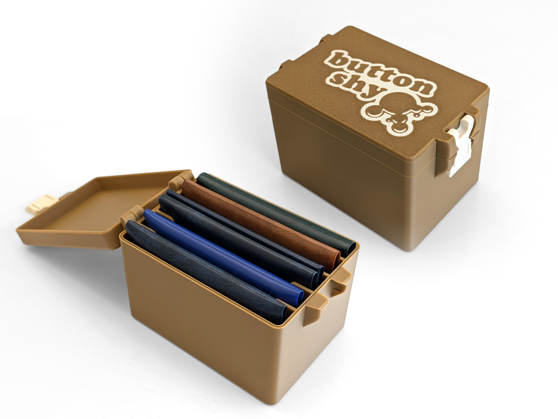 Button Shy - 5-6 Wallet Game Bin