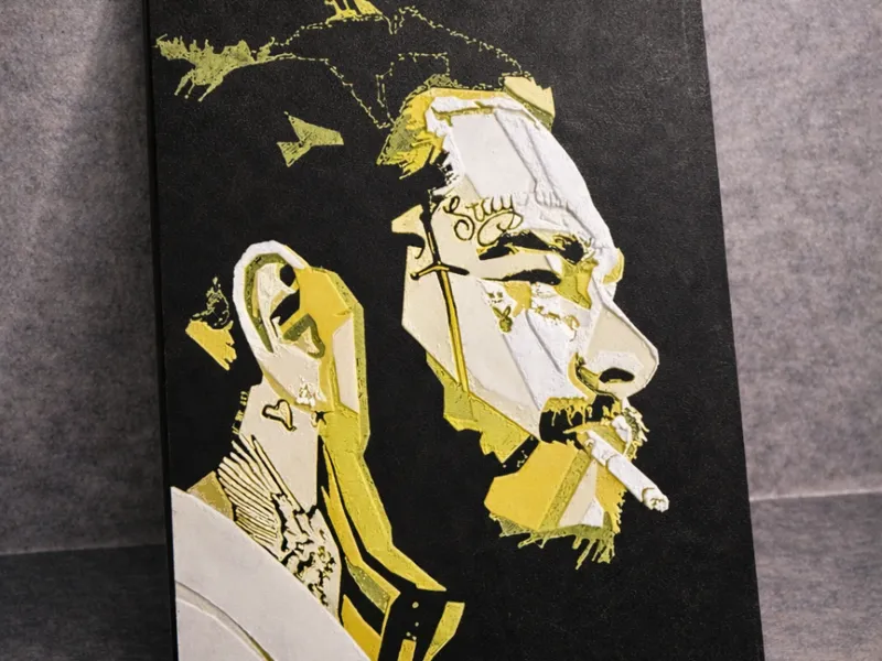 Post Malone Low Poly Wall Art