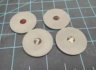 25mm magnetic base adapter for 6x2mm magnet