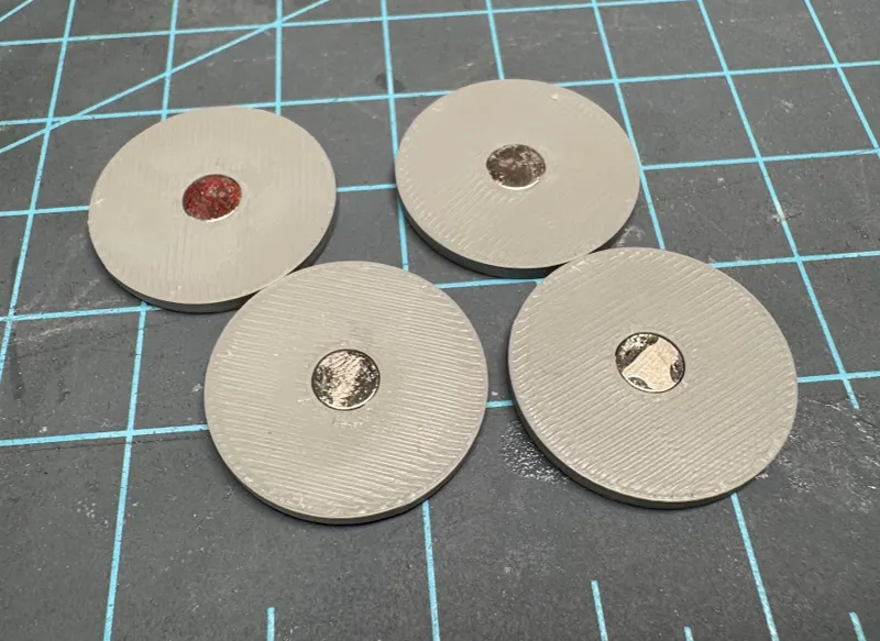 25mm magnetic base adapter for 6x2mm magnet