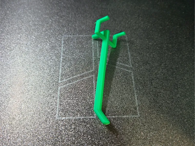 Reinforced Pegboard Utility Hook