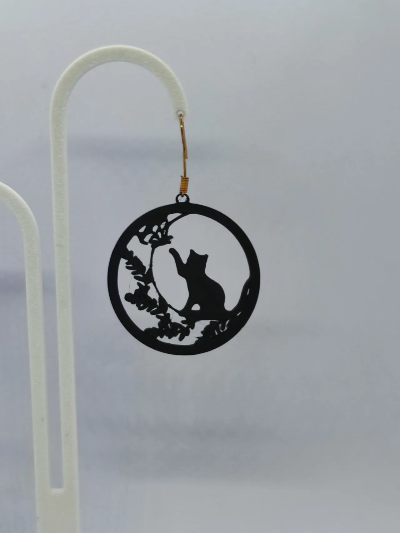 Pendientes Gato en la Luna view 4