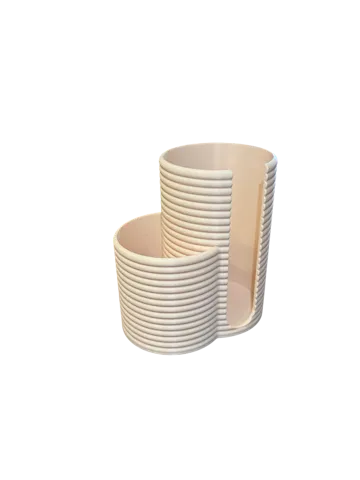 Modelo para impresión 3D: Органайзер для ватных палочек и дисков — vista de referencia 4
