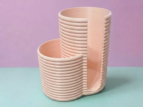 Modelo para impresión 3D: Органайзер для ватных палочек и дисков — referencia de MakerWorld