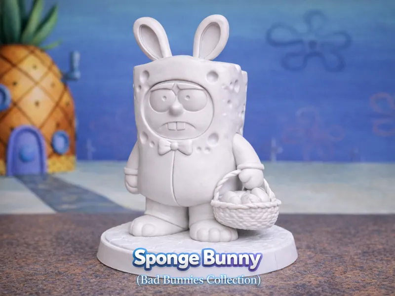 Sponge Bob as the Bunny (Bad Bunnies Collection)