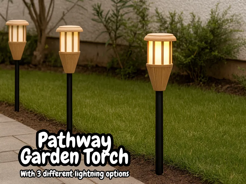 Modular Pathway Garden Torch