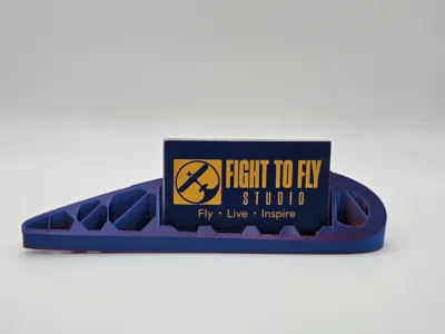 Aircraft Wing Rib Business Card Holder