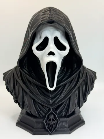Figura decorativa: Ghostface Collectible Horror Bust, Scream — vista de referencia 2