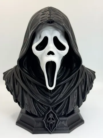 Figura decorativa: Ghostface Collectible Horror Bust, Scream — vista de referencia 3