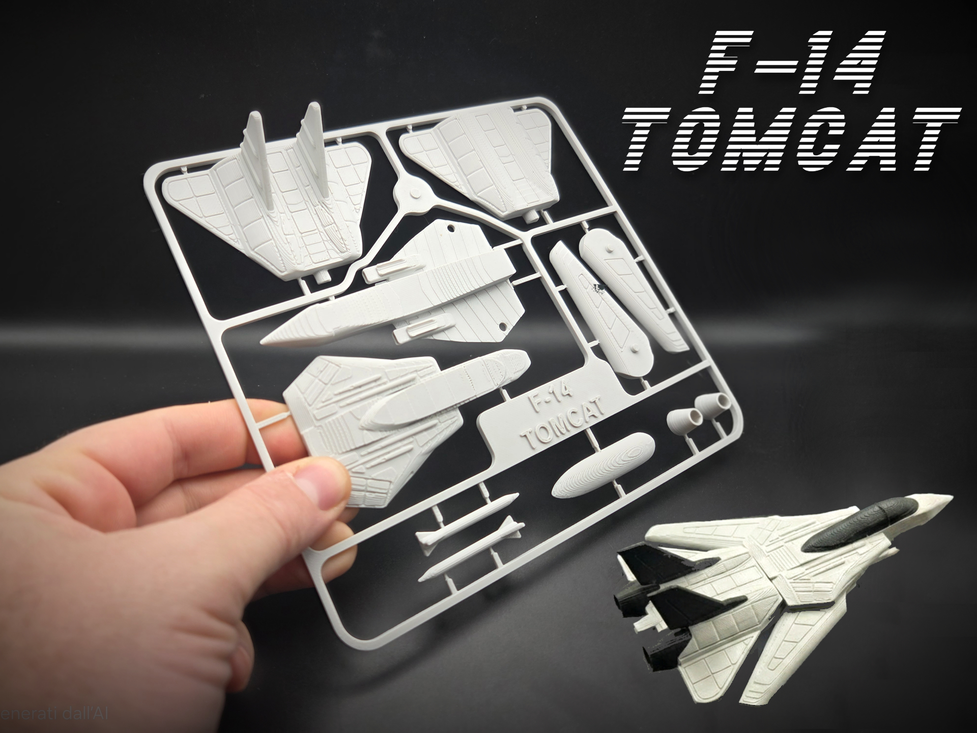 F-14 TOMACAT - TOP GUN - KIT CARD