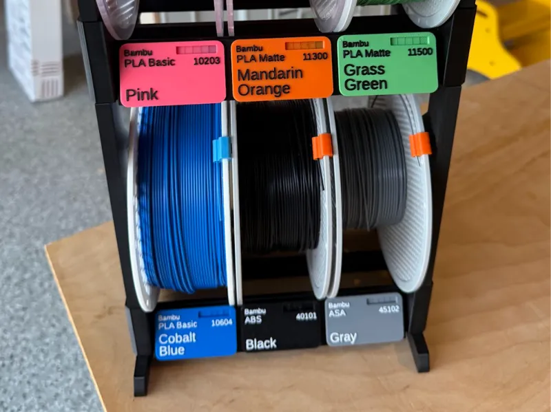 MagnaSwatch Clip on Mount for Sturdy Filament Rack