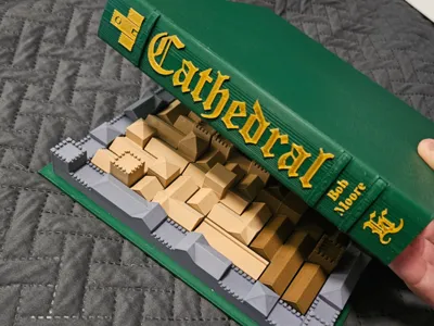 Cathedral Board Game (1980s) Bookcase Edition
