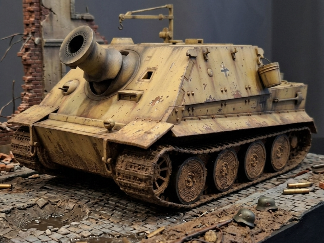 WW2 German Tank STURMTIGER 1:24 series, HD!