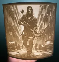 Lithophanie Daryl Dixon (Walking Dead) — photo 2