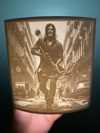 Lithophanie Daryl Dixon (Walking Dead) — photo 4