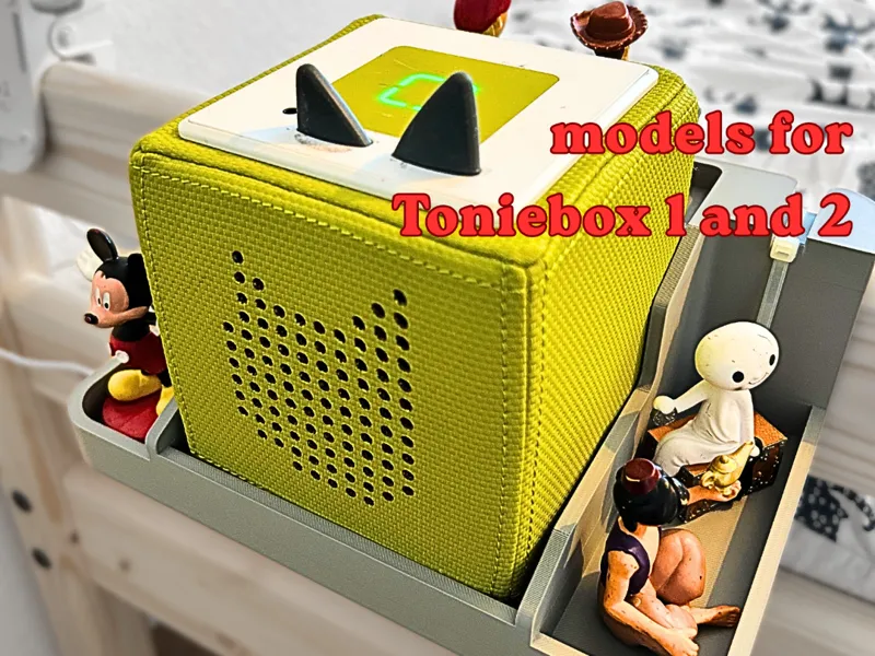 Tonieboxhalter für Bett