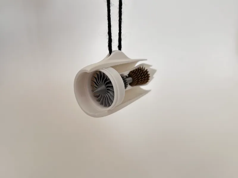 Car Ornament Nacelle for Mini Turbofan | Keychain 