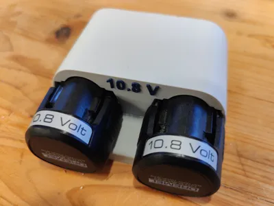 Two-Slot Battery Holder for Dremel 10.8V Batteries
