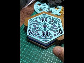 Coffee Coaster with coaster holder