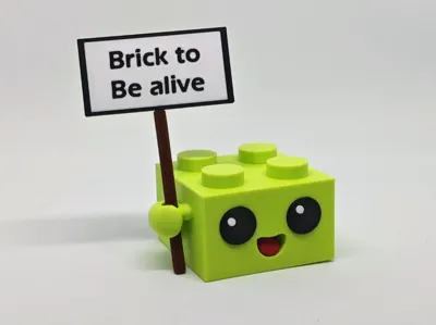 Brick L E G O panel guy ! customizable