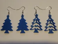 Boucles d'oreilles sapin de Noël — photo 2