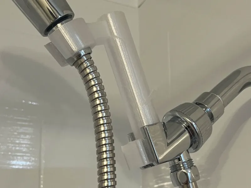 Handheld Shower Riser + Angler